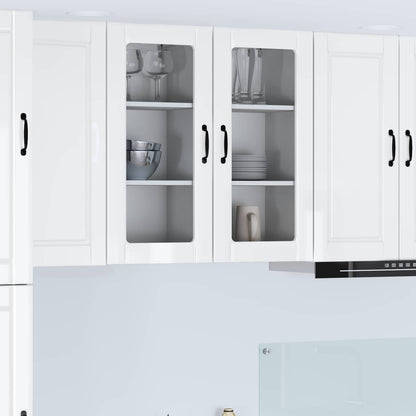 Mobile da cucina con lo scaffale Bianco Lucido 40 x 31 x 80 cm