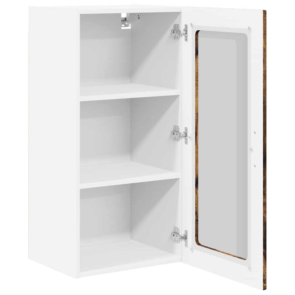 Mobile da cucina con porta 2 pcs Rovere fumÃ© 40 x 31 x 80 cm