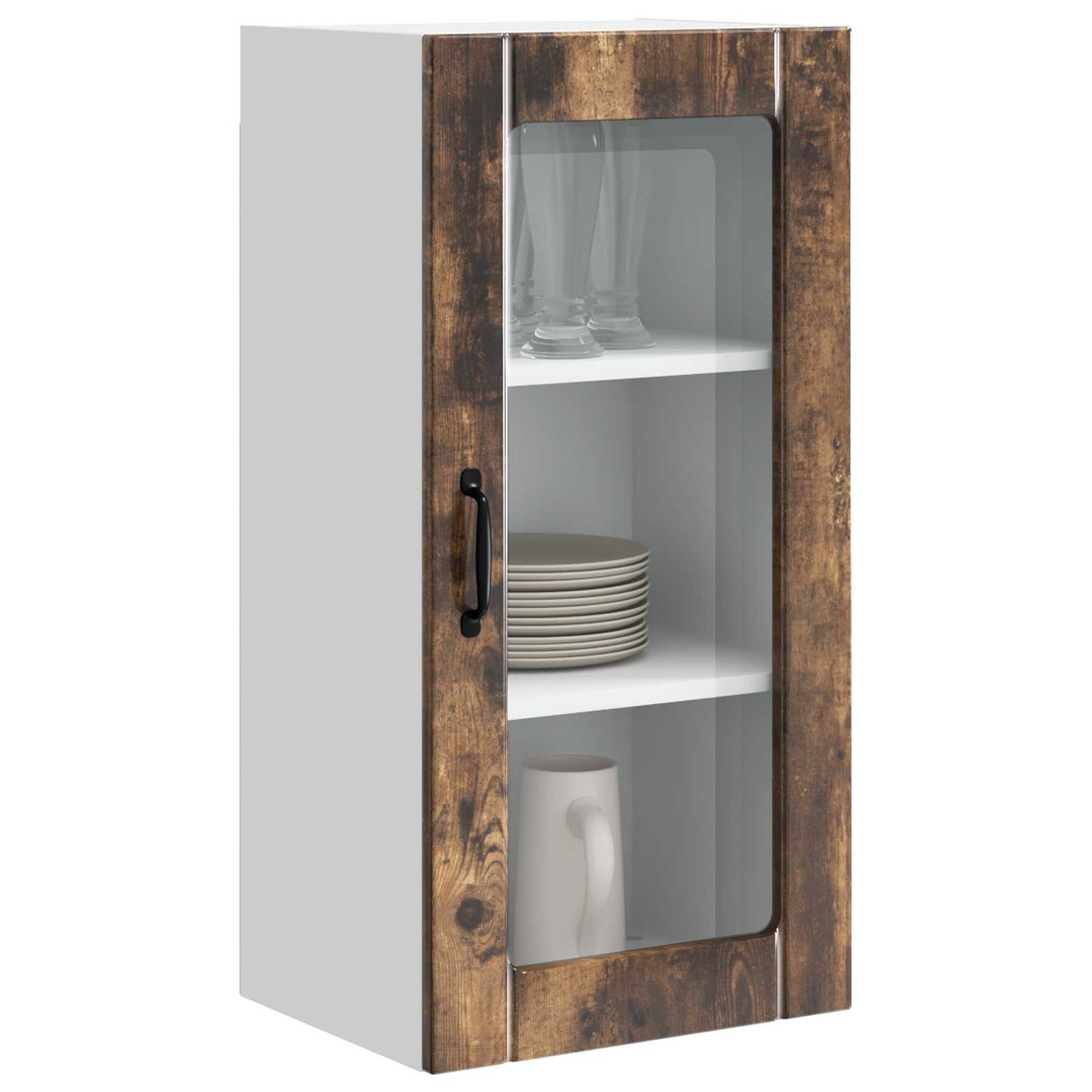 Mobile da cucina con porta 2 pcs Rovere fumÃ© 40 x 31 x 80 cm