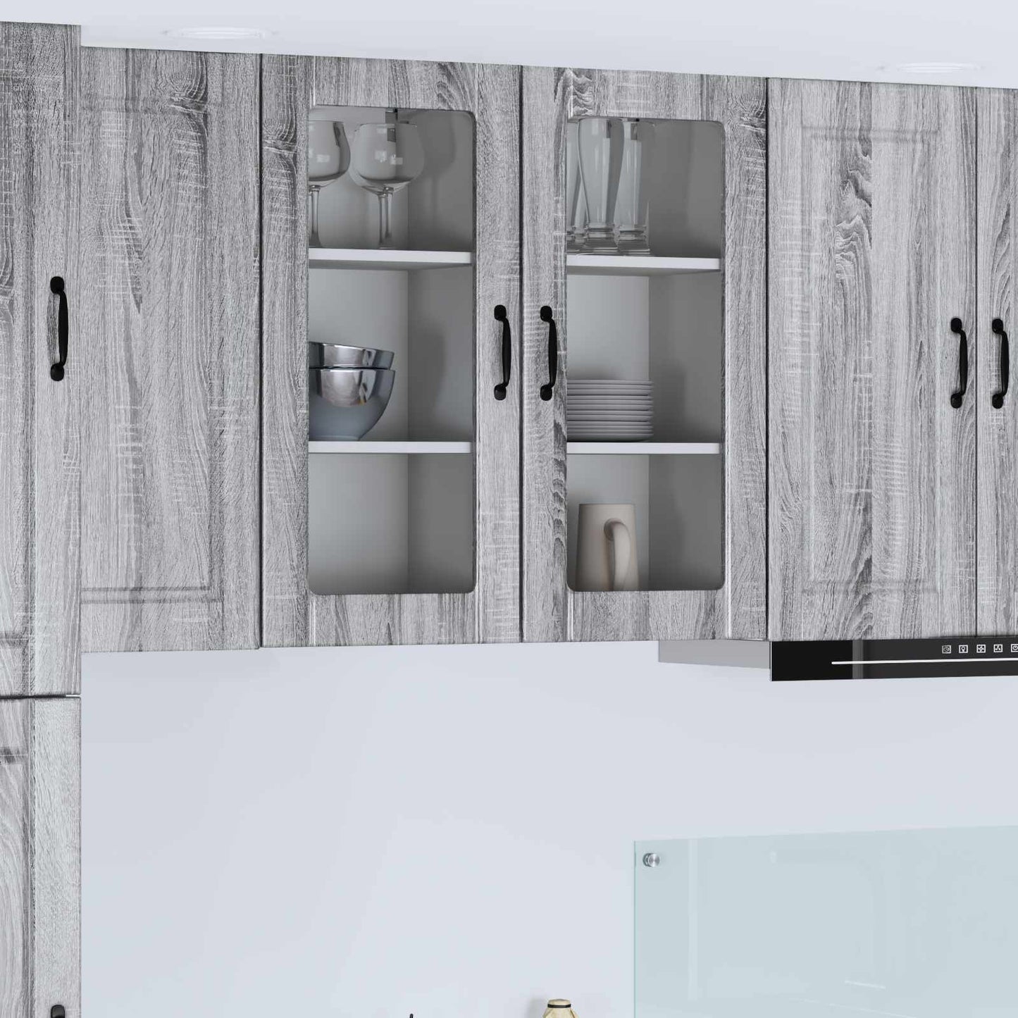 Mobile da cucina con lo scaffale Grigio Sonoma 40 x 31 x 80 cm