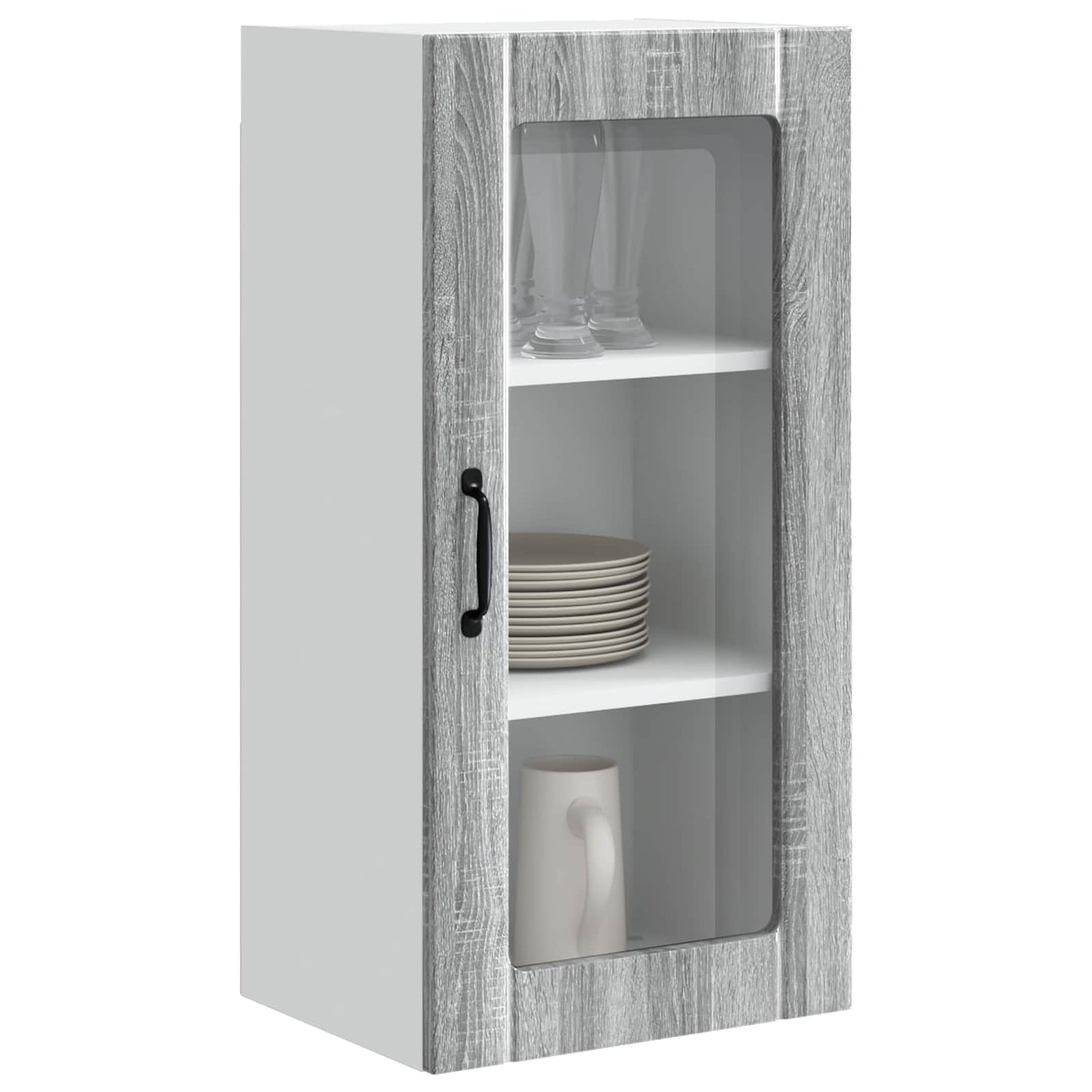 Mobile da cucina con porta 2 pcs Grigio Sonoma 40 x 31 x 80 cm