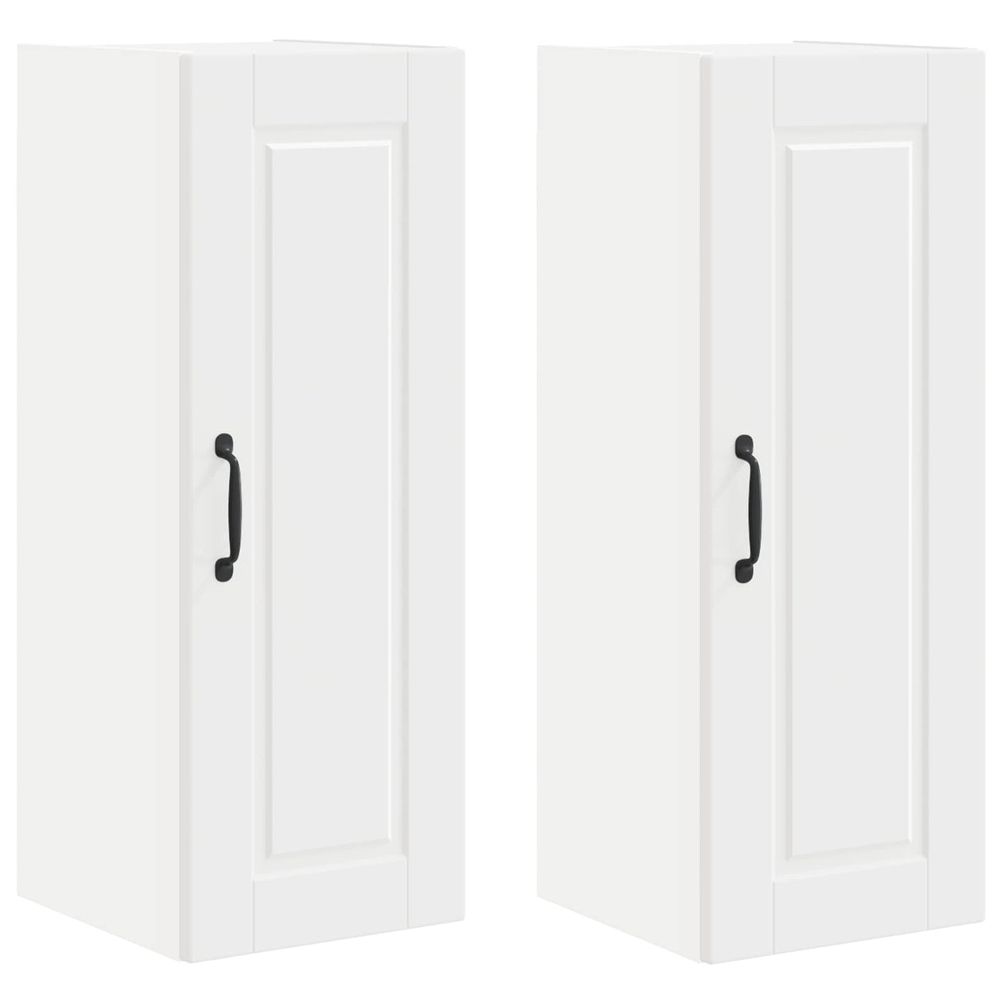 Mobile da cucina 2 pcs Bianco 30 x 31 x 80 cm Legno multistrato