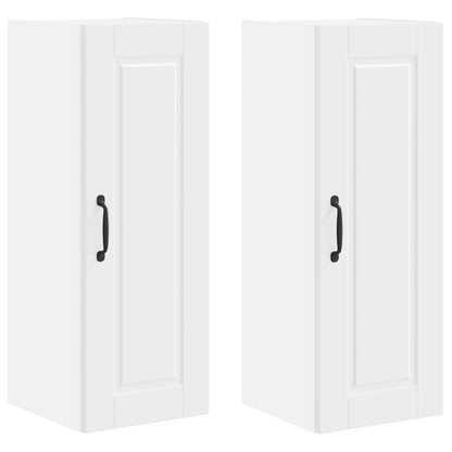 Mobile da cucina 2 pcs Bianco 30 x 31 x 80 cm Legno multistrato