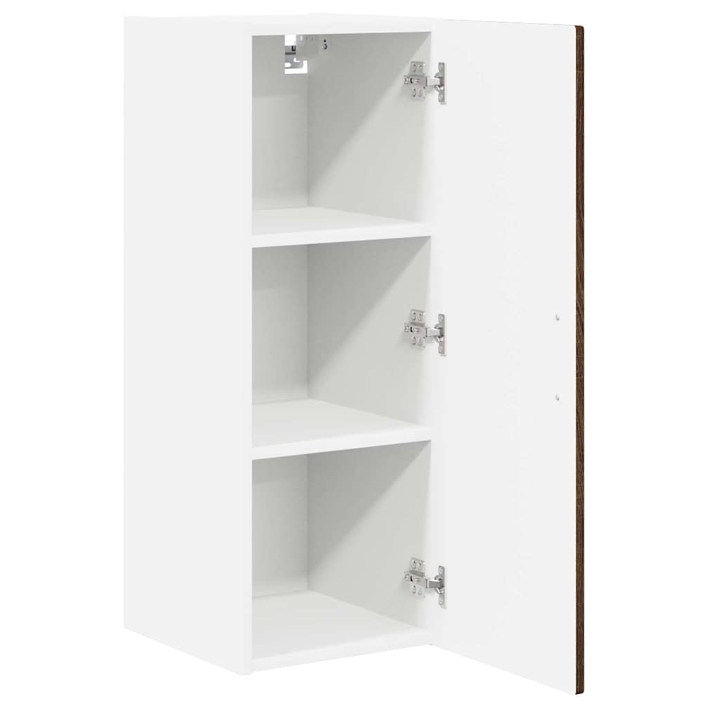 Mobile da cucina con porta 2 pcs Rovere Marrone 30 x 31 x 80 cm