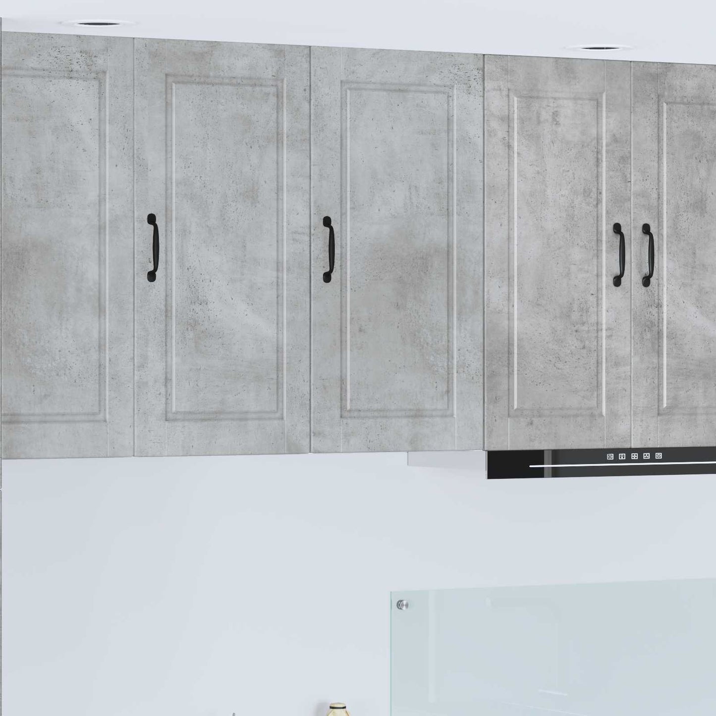 Mobile da cucina con lo scaffale Grigio cemento 40 x 31 x 80 cm