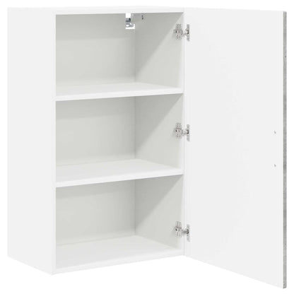 Mobile da cucina con lo scaffale Grigio cemento 50 x 31 x 80 cm
