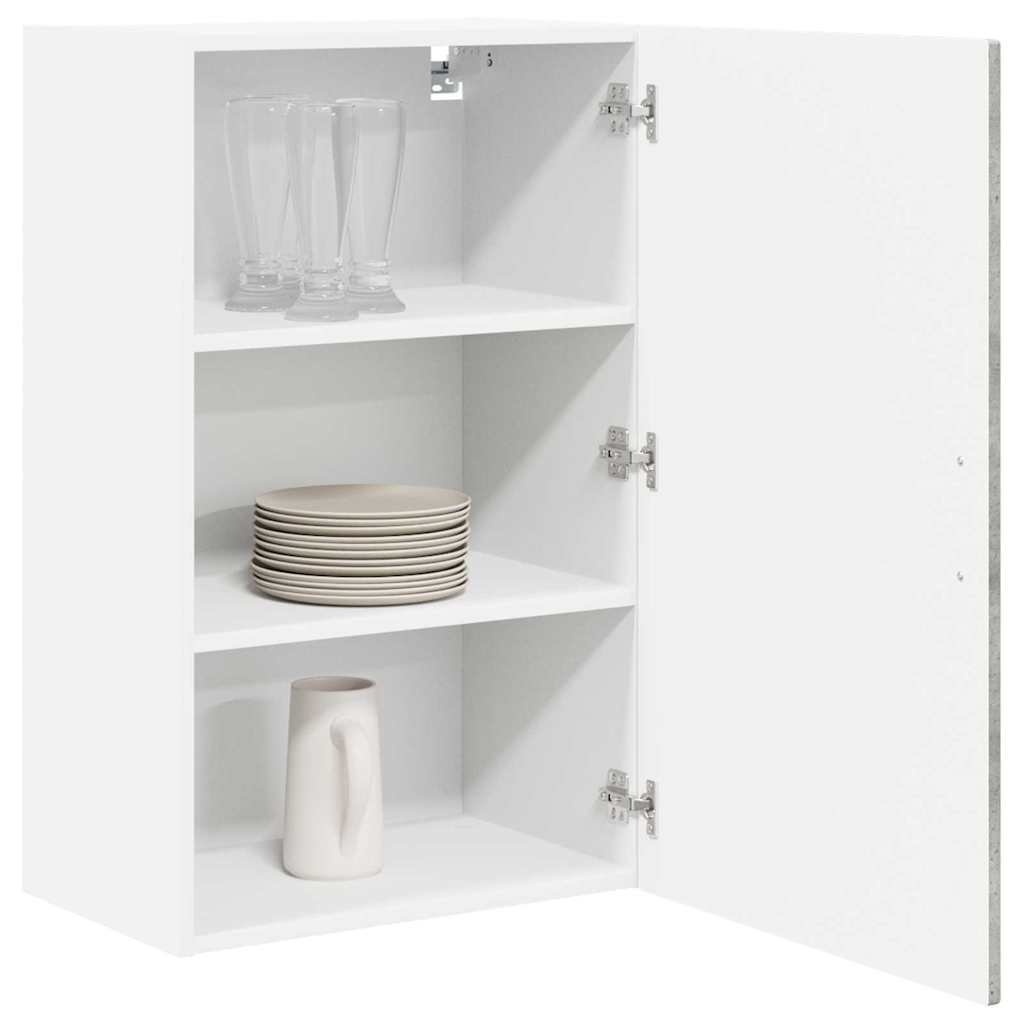 Mobile da cucina con lo scaffale Grigio cemento 50 x 31 x 80 cm