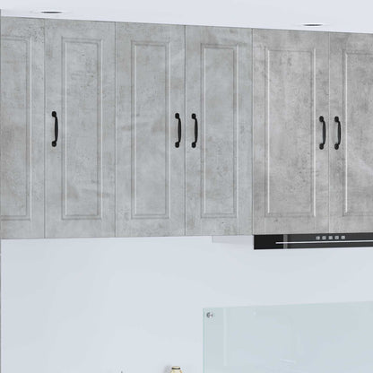Mobile da cucina con lo scaffale Grigio cemento 60 x 31 x 80 cm