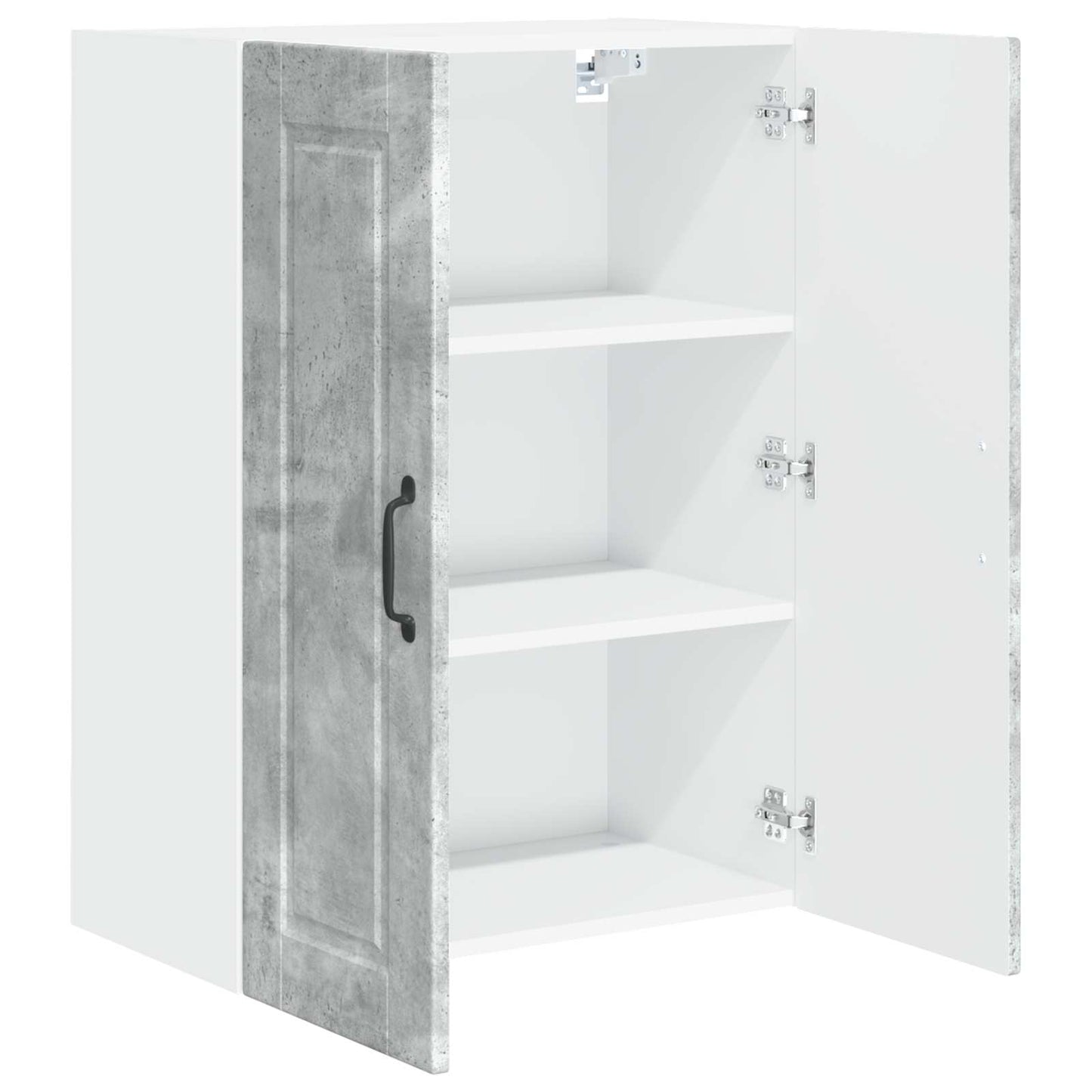 Mobile da cucina con lo scaffale Grigio cemento 60 x 31 x 80 cm