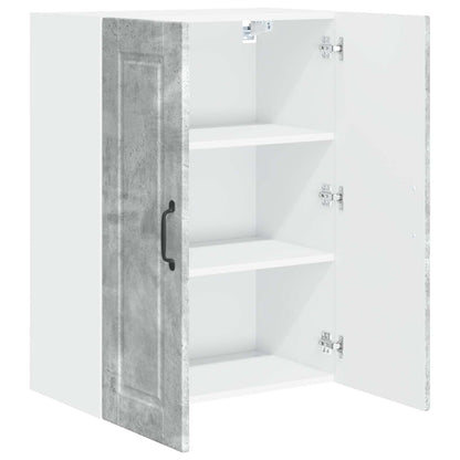 Mobile da cucina con lo scaffale Grigio cemento 60 x 31 x 80 cm