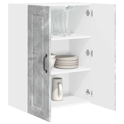 Mobile da cucina con lo scaffale Grigio cemento 60 x 31 x 80 cm
