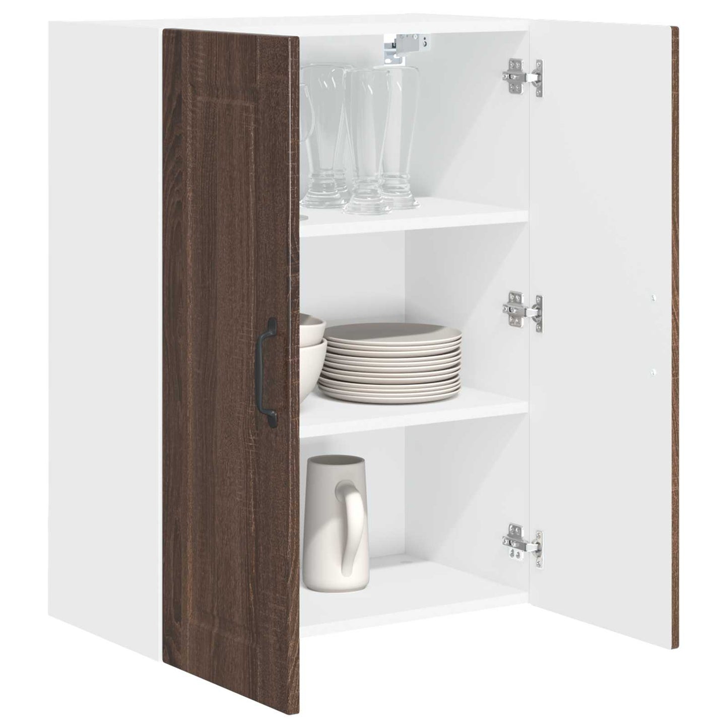 Mobile da cucina con lo scaffale Rovere Marrone 60 x 31 x 80 cm