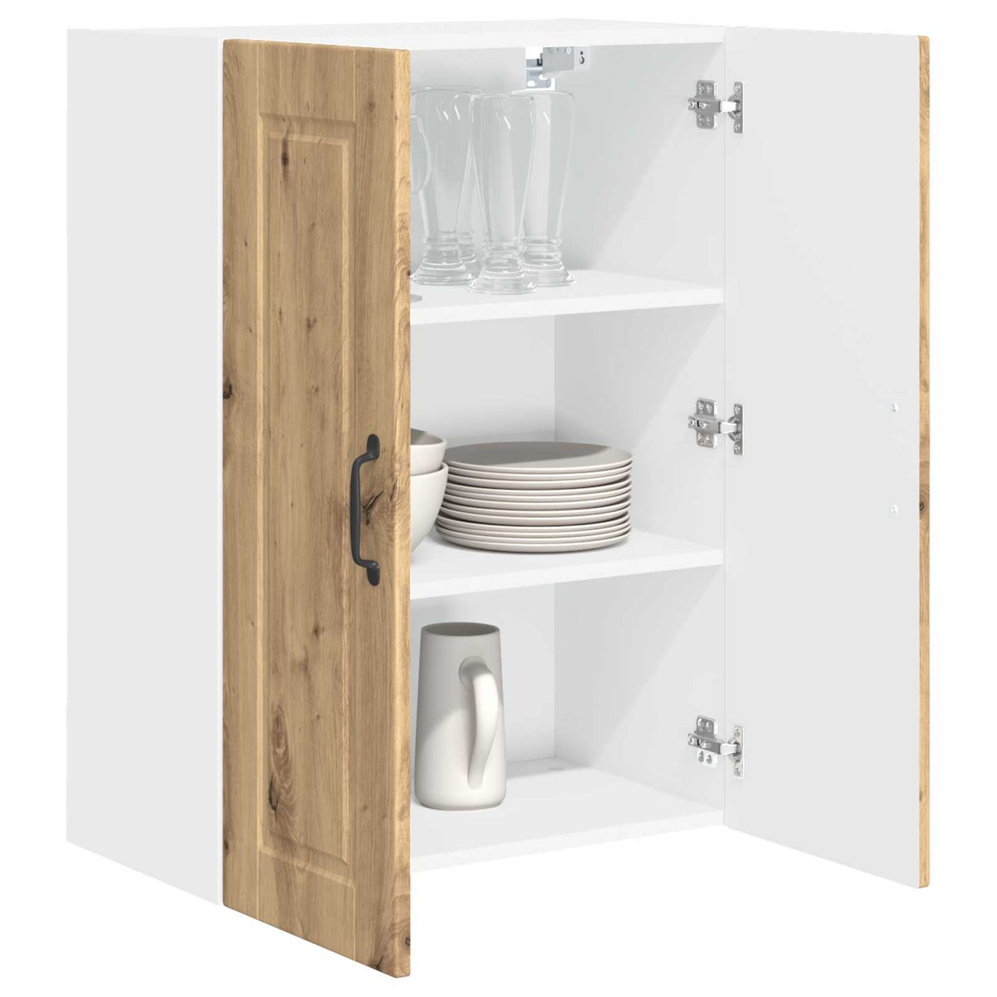 Mobile da cucina con porta Rovere artigianale 60 x 31 x 80 cm