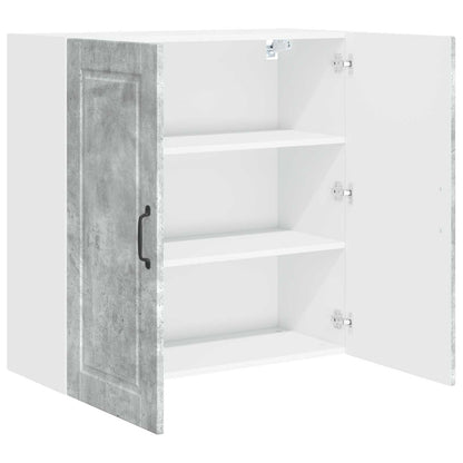Mobile da cucina con lo scaffale Grigio cemento 80 x 31 x 80 cm