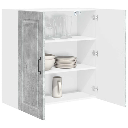 Mobile da cucina con lo scaffale Grigio cemento 80 x 31 x 80 cm