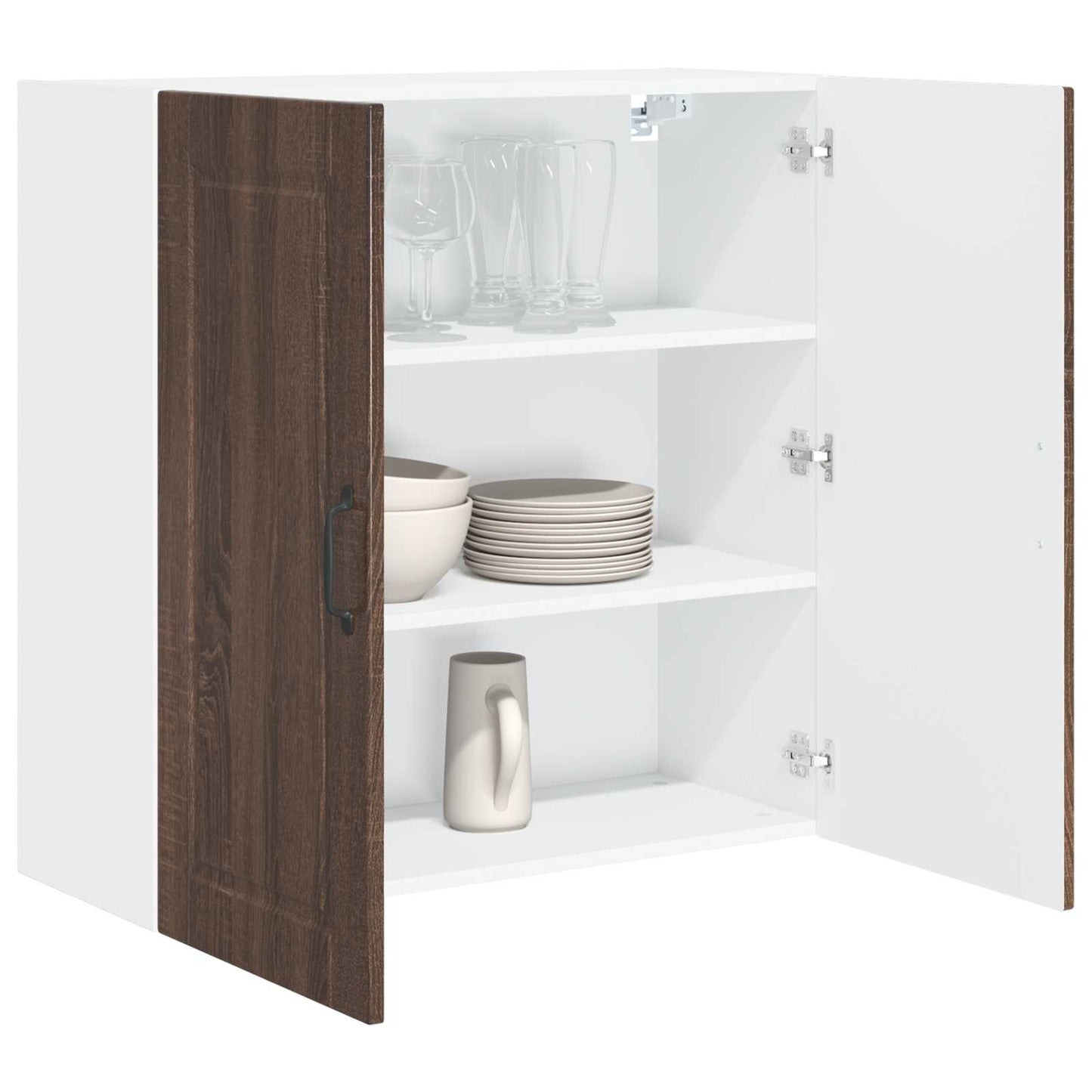 Mobile da cucina con lo scaffale Rovere Marrone 80 x 31 x 80 cm