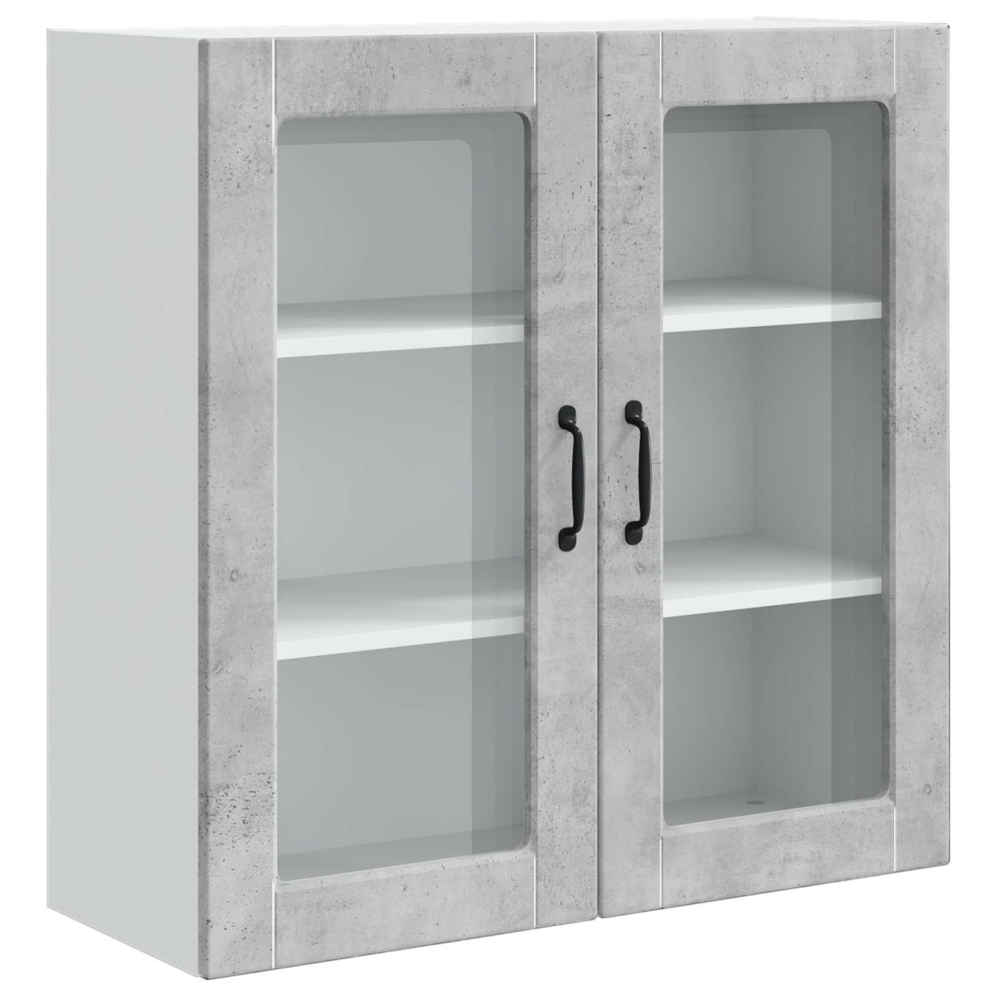 Mobile da cucina con lo scaffale Grigio cemento 80 x 31 x 80 cm
