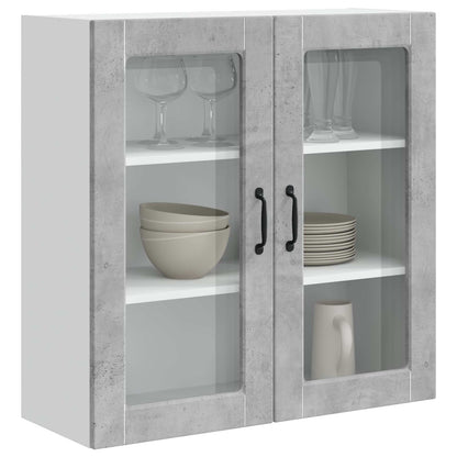 Mobile da cucina con lo scaffale Grigio cemento 80 x 31 x 80 cm
