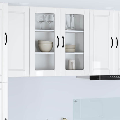 Mobile da cucina con lo scaffale Bianco Lucido 80 x 31 x 80 cm