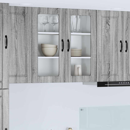 Mobile da cucina con lo scaffale Grigio Sonoma 80 x 31 x 80 cm