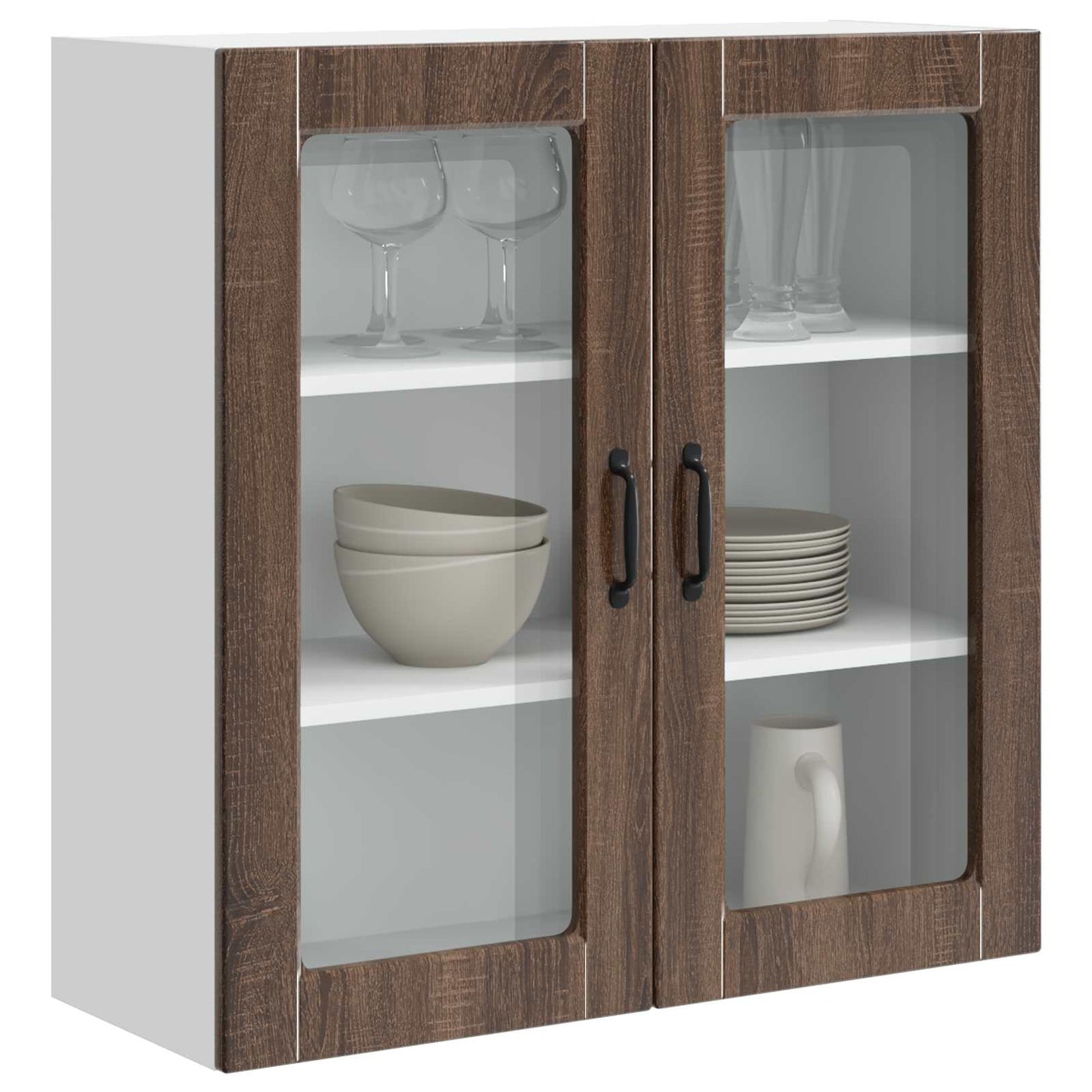 Mobile da cucina con lo scaffale Rovere Marrone 80 x 31 x 80 cm