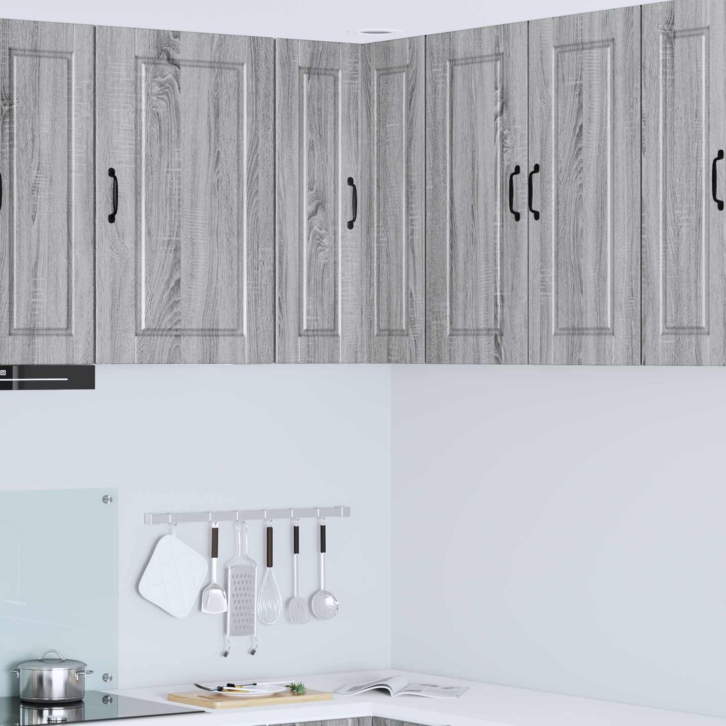 Mobile da cucina con lo scaffale Grigio Sonoma 57 x 57 x 80 cm