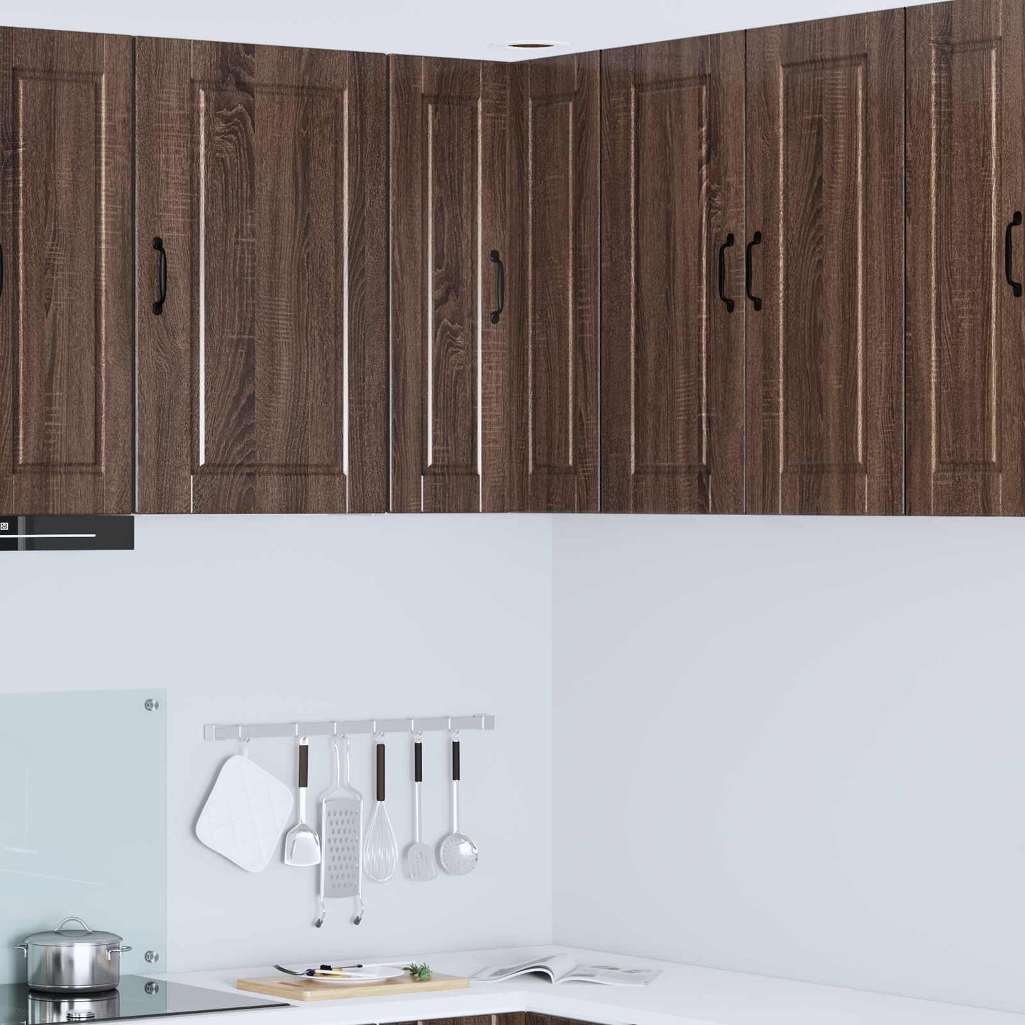 Mobile da cucina con lo scaffale Rovere Marrone 57 x 57 x 80 cm