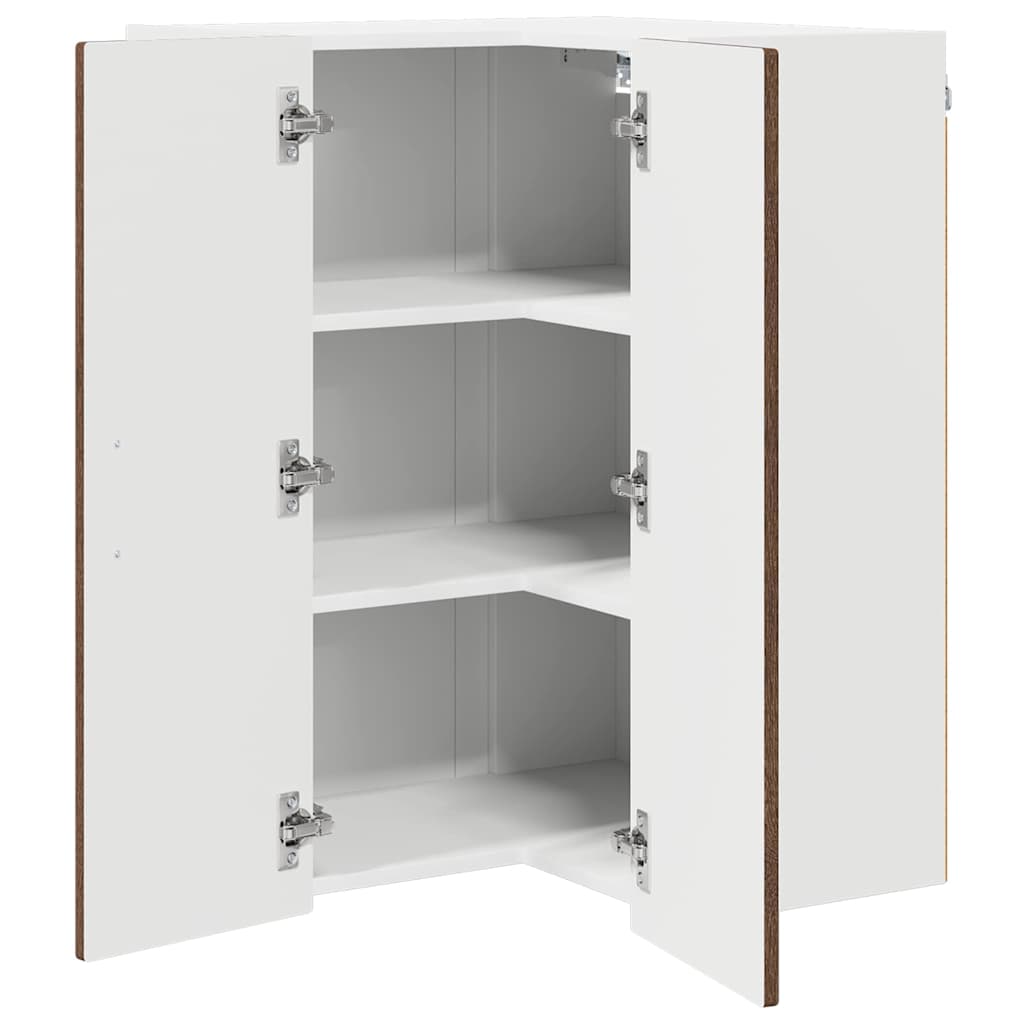 Mobile da cucina con lo scaffale Rovere Marrone 57 x 57 x 80 cm