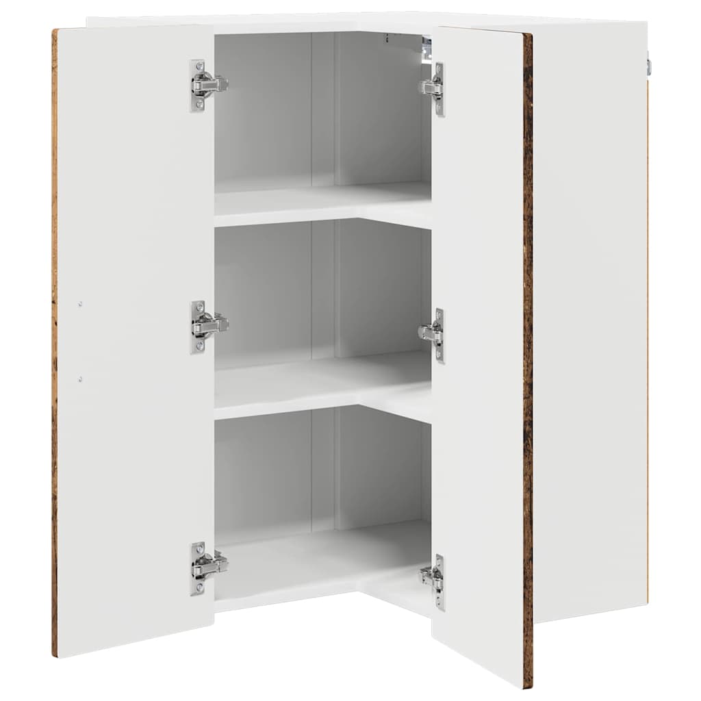 Mobile da cucina con lo scaffale Legno vecchio 57 x 57 x 80 cm