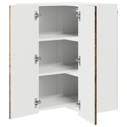 Mobile da cucina con lo scaffale Legno vecchio 57 x 57 x 80 cm