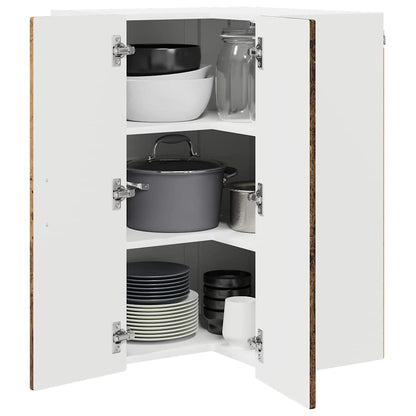 Mobile da cucina con lo scaffale Legno vecchio 57 x 57 x 80 cm