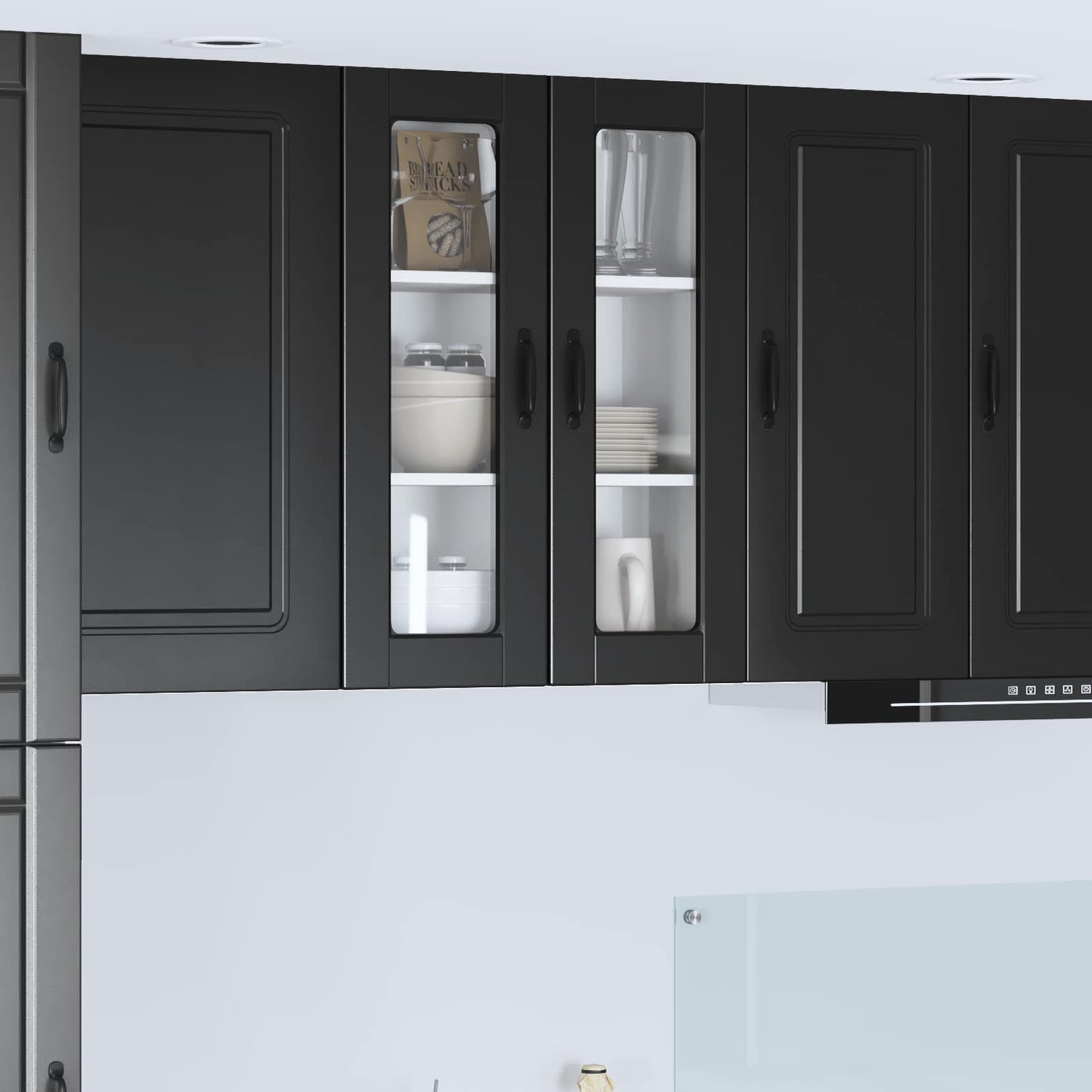 Mobile da cucina Nero 60 x 31 x 80 cm Legno multistrato