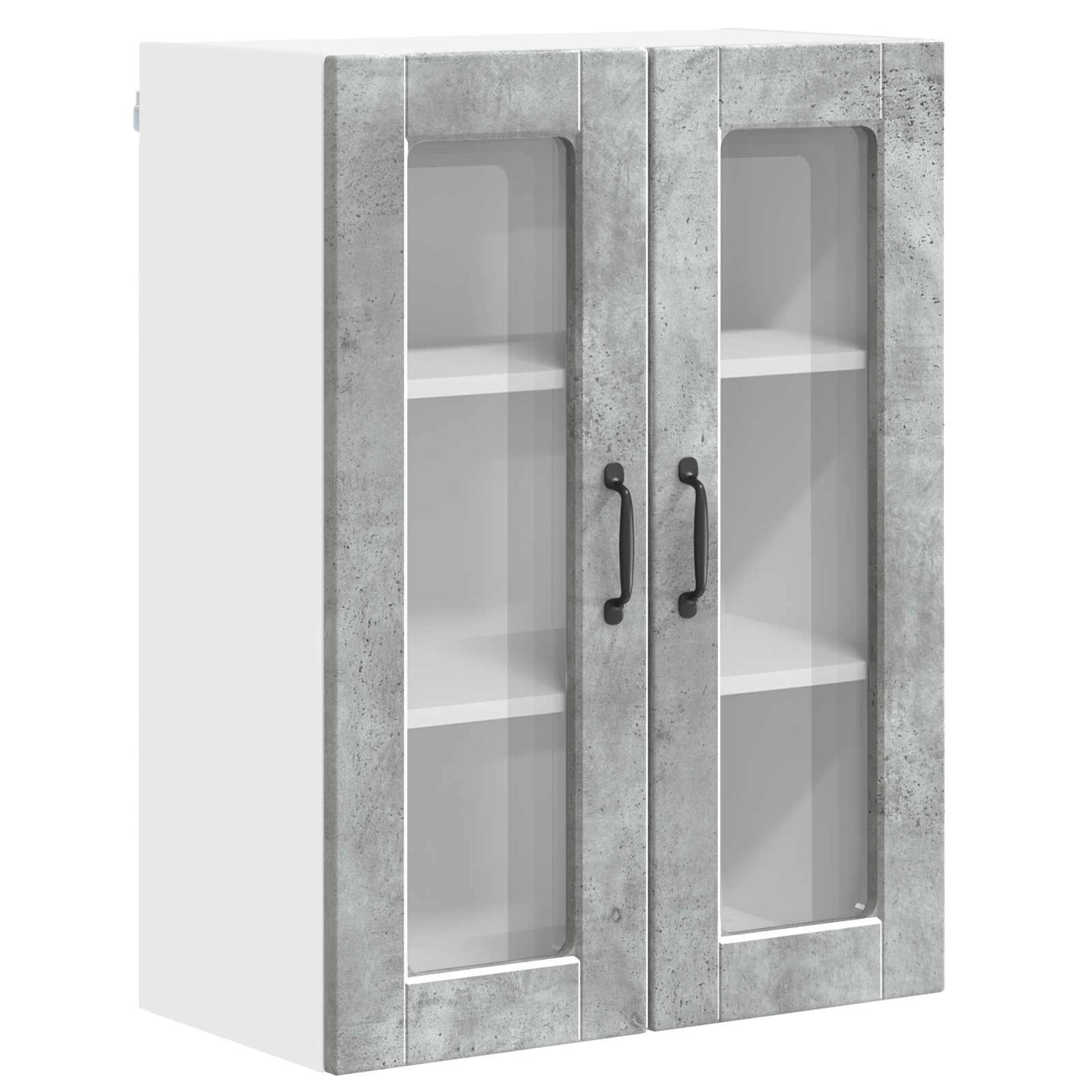 Mobile da cucina con lo scaffale Grigio cemento 60 x 31 x 80 cm