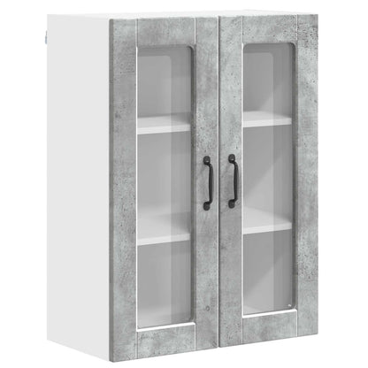 Mobile da cucina con lo scaffale Grigio cemento 60 x 31 x 80 cm