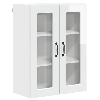 Mobile da cucina con lo scaffale Bianco Lucido 60 x 31 x 80 cm