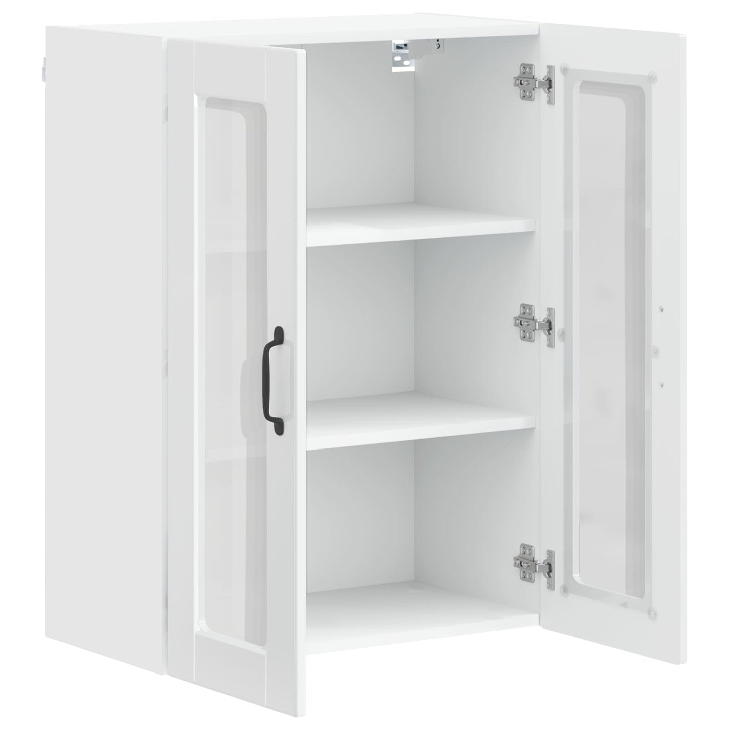Mobile da cucina con lo scaffale Bianco Lucido 60 x 31 x 80 cm