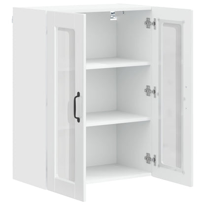 Mobile da cucina con lo scaffale Bianco Lucido 60 x 31 x 80 cm