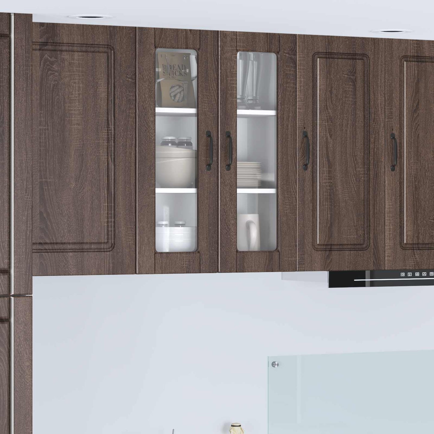 Mobile da cucina con lo scaffale Rovere Marrone 60 x 31 x 80 cm