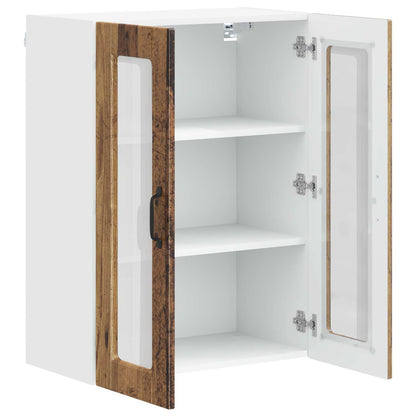 Mobile da cucina con lo scaffale Legno vecchio 60 x 31 x 80 cm