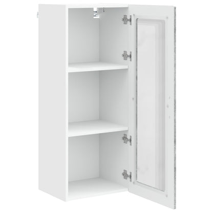 Mobile da cucina con porta Grigio cemento 40 x 31 x 100 cm