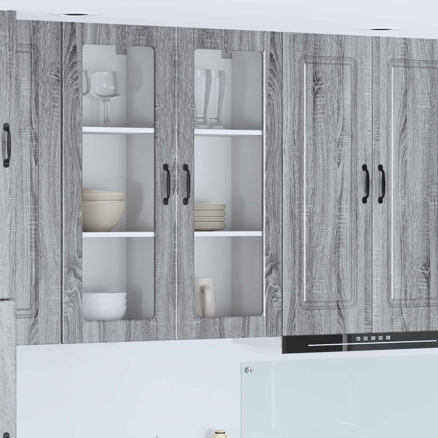 Mobile da cucina con lo scaffale Grigio Sonoma 40 x 31 x 100 cm