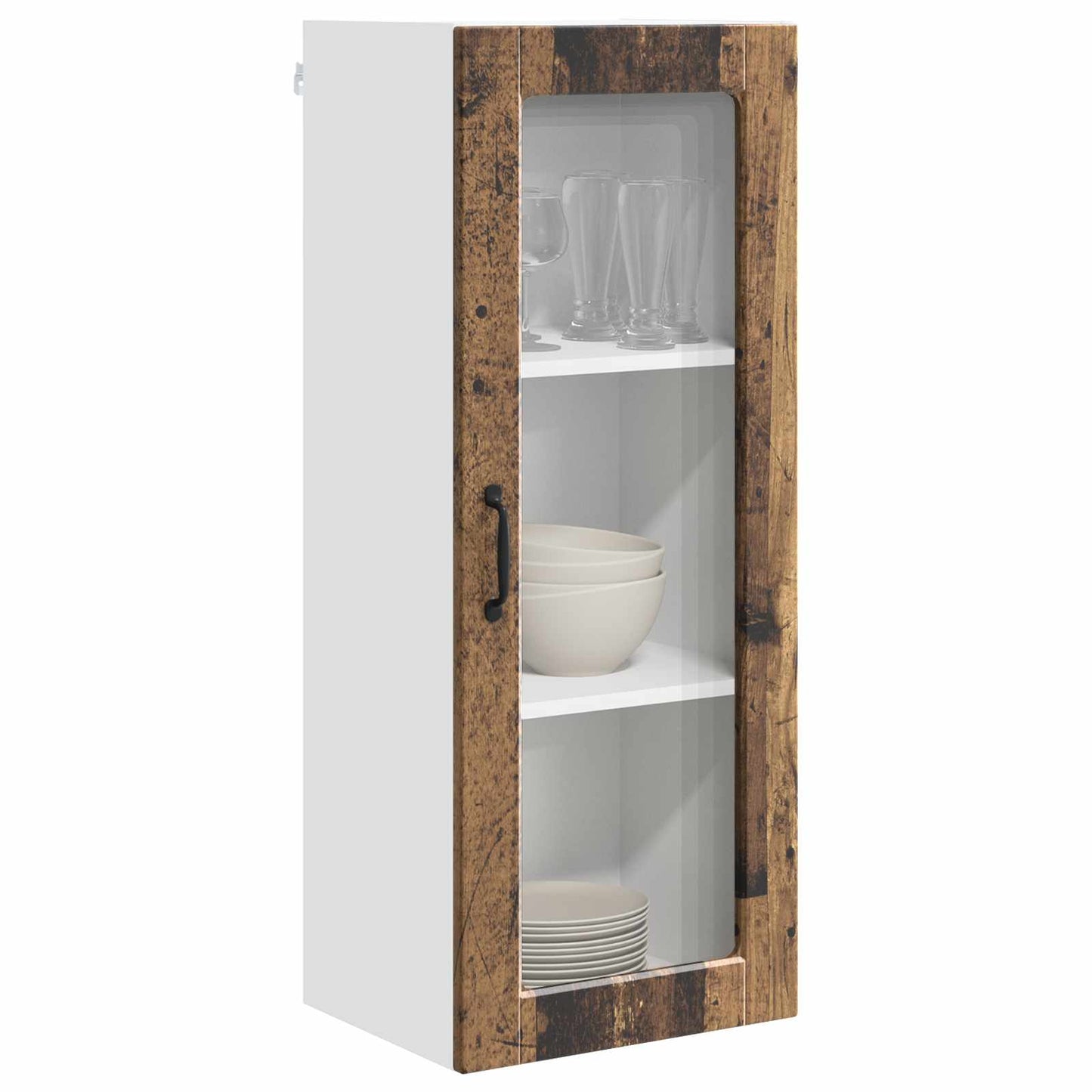 Mobile da cucina con lo scaffale Legno vecchio 40 x 31 x 100 cm