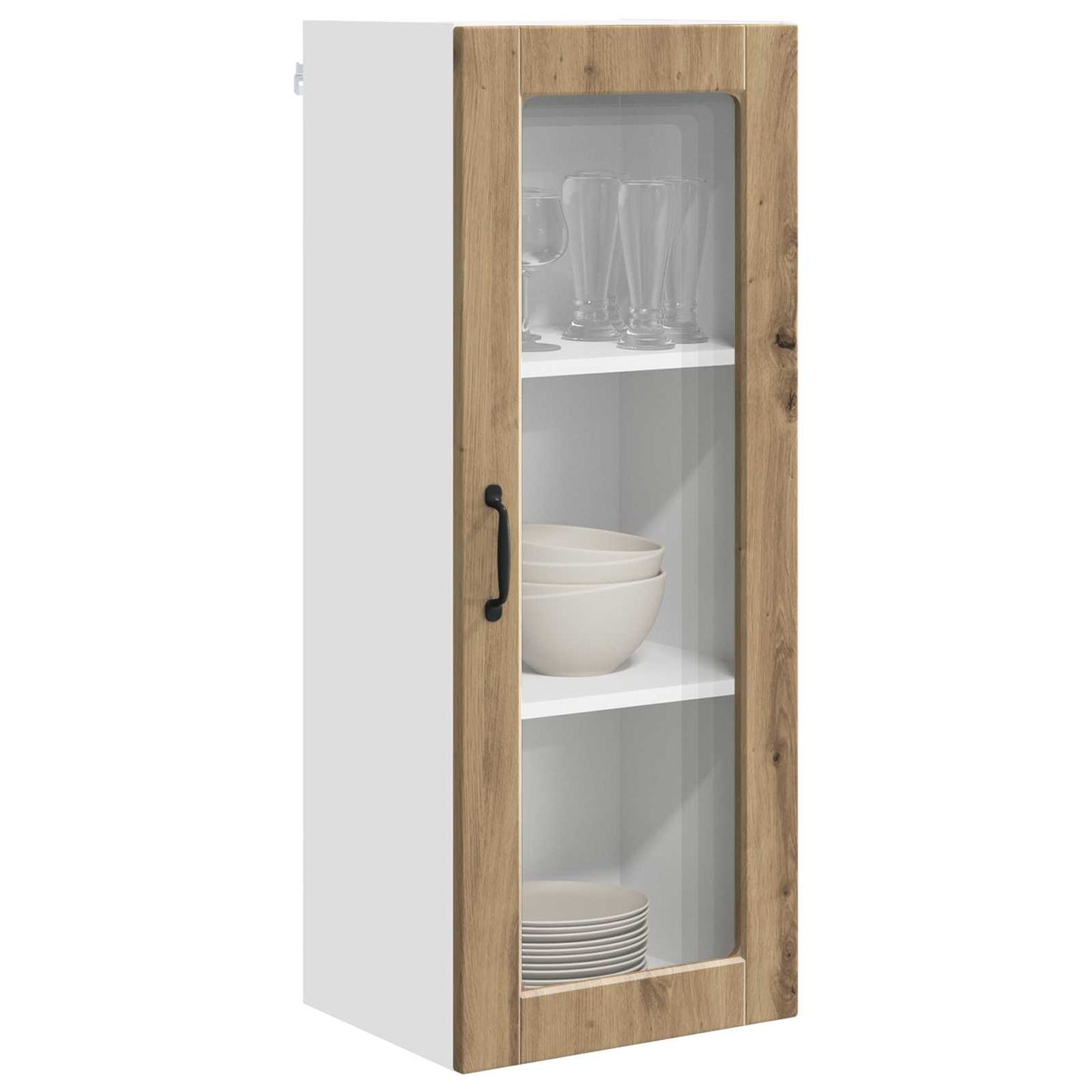 Mobile da cucina con porta Rovere artigianale 40 x 31 x 100 cm