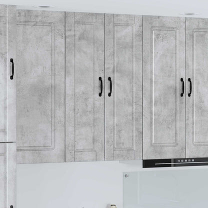 Mobile da cucina con porta Grigio cemento 30 x 31 x 100 cm