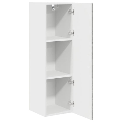 Mobile da cucina con porta Grigio cemento 30 x 31 x 100 cm