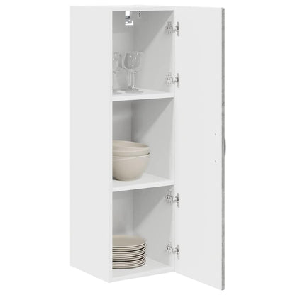 Mobile da cucina con porta Grigio cemento 30 x 31 x 100 cm
