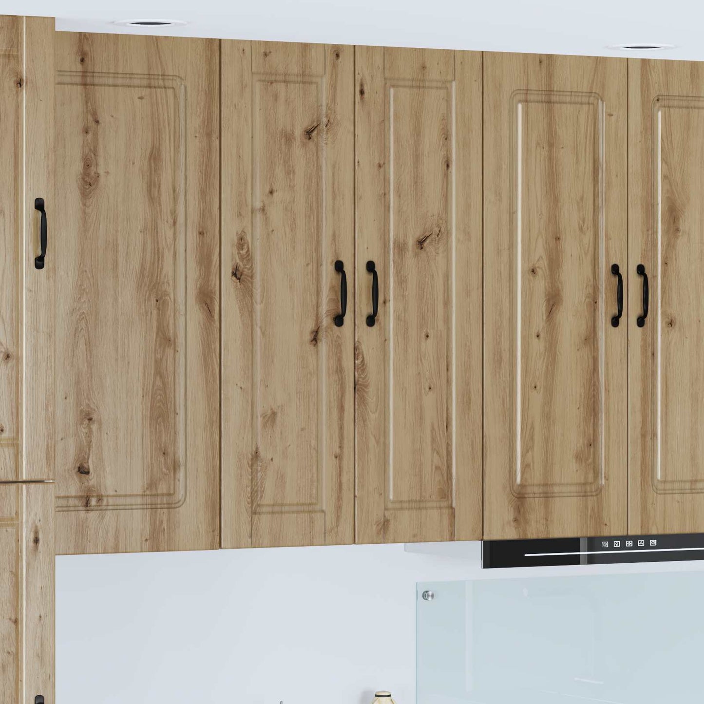 Mobile da cucina con porta Rovere artigianale 30 x 31 x 100 cm