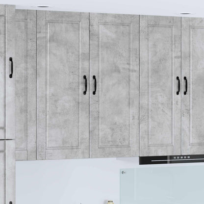 Mobile da cucina con porta Grigio cemento 40 x 31 x 100 cm