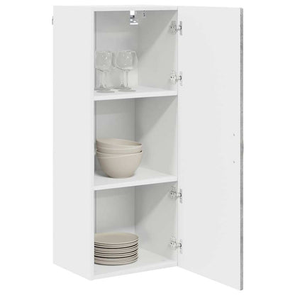 Mobile da cucina con porta Grigio cemento 40 x 31 x 100 cm