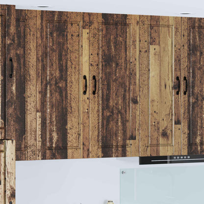 Mobile da cucina con lo scaffale Legno vecchio 40 x 31 x 100 cm